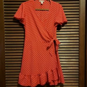 Nine.Eight Womens Flutter Wrap Dress